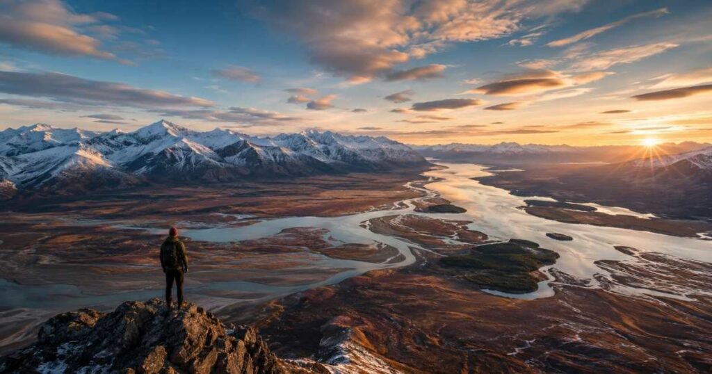 Geographical Vastness in the World Alaikas Panorama