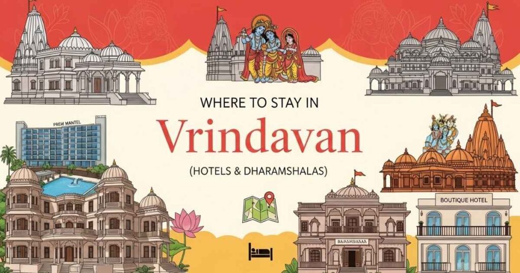 Where to Stay in Vrindavan (Hotels & Dharamshalas)